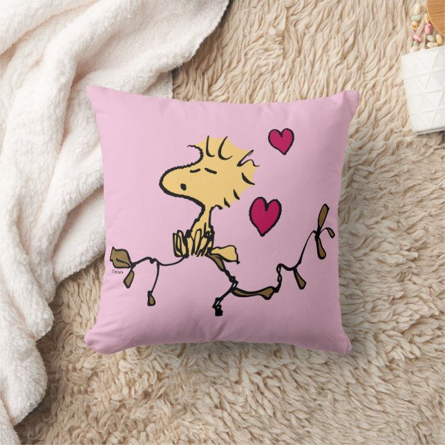 Peanuts | Woodstock Whistle Throw Pillow (Blanket)