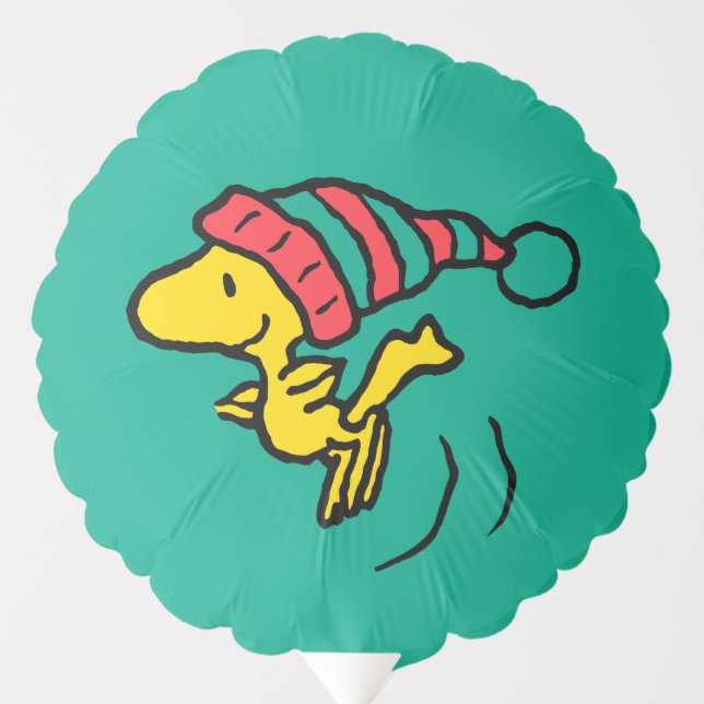 Peanuts | Woodstock Winter Beanie Cap Balloon (Front)