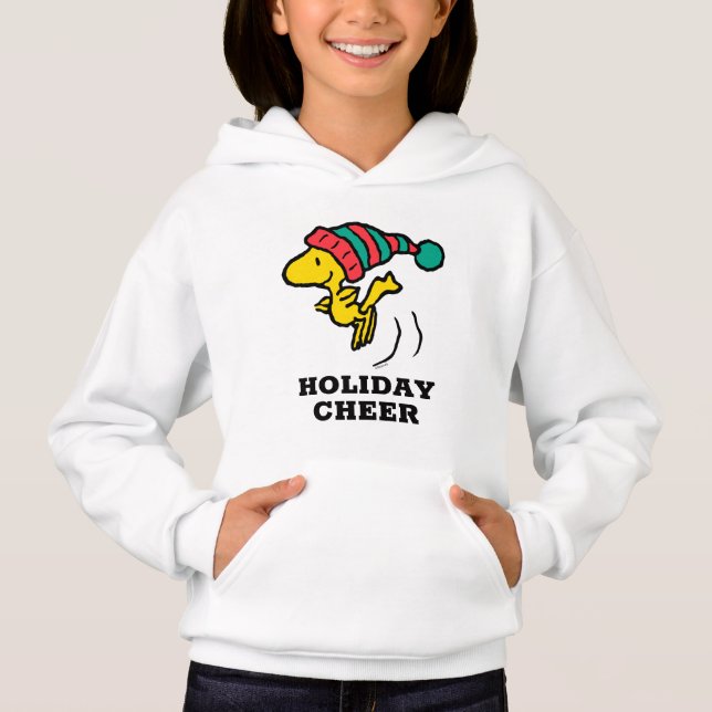 Peanuts | Woodstock Winter Beanie Cap Hoodie (Front)