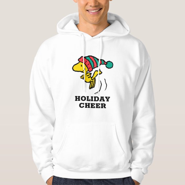 Peanuts | Woodstock Winter Beanie Cap Hoodie (Front)