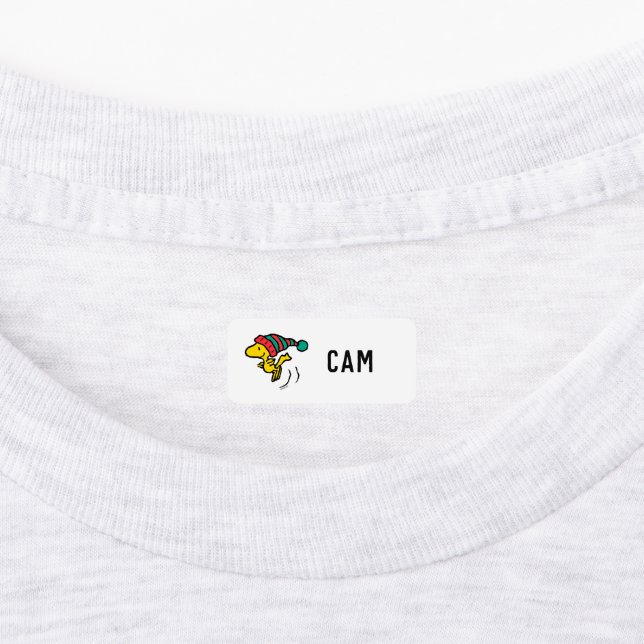 Peanuts | Woodstock Winter Beanie Cap Kids' Labels (Affixed)