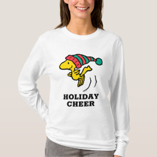 Peanuts   Woodstock Winter Beanie Cap T-Shirt