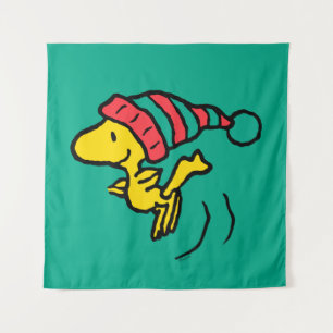Peanuts Woodstock Winter Beanie Cap Tapestry