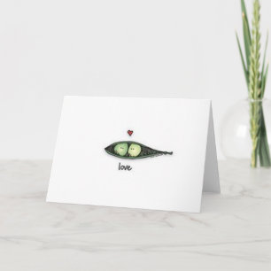 Peapod Love Card