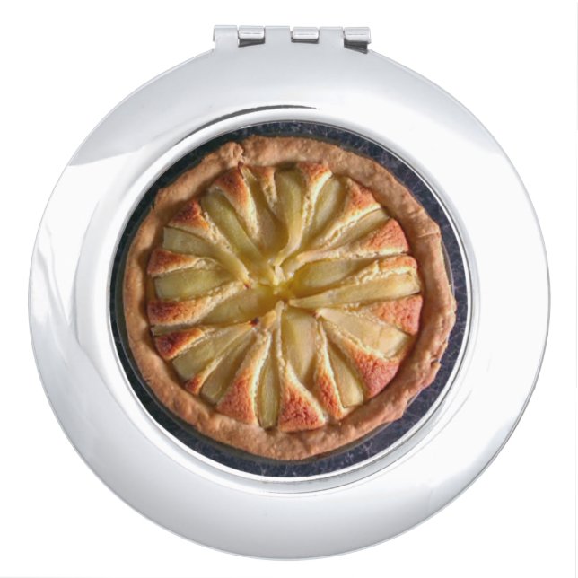 Pear and Almond Tart Compact Mirror (Front)