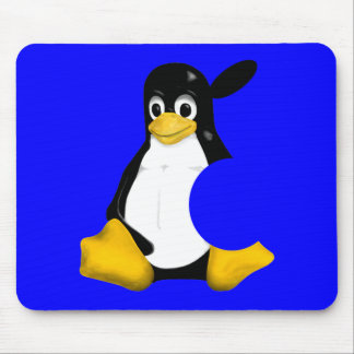 PEAR APPLE LINUX TUX MAC MOUSE PAD