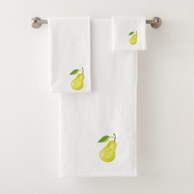 Pear Bath Towel Set (Insitu)
