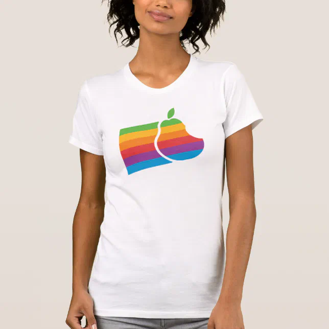 Pear Computers Retro Apple Logo Parody TShirt Zazzle