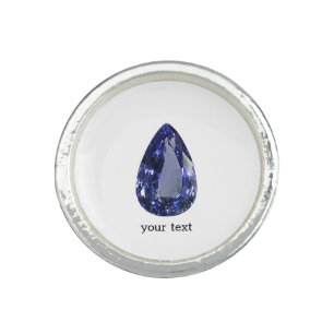 Pear-cut Sapphire Ring