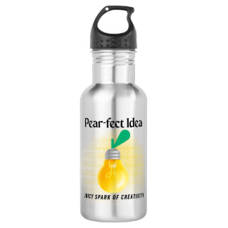 Pear-fect Idea Stainless Steel Water Bottle