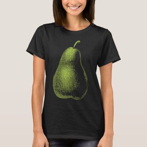 Pear Fruit Food Lover Vintage Graphic Gift T_Shirt
