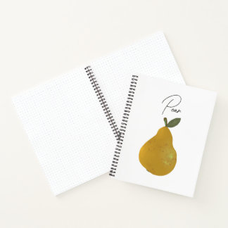 Pear Fruit Illustration  Notebook