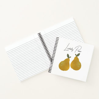 Pear Fruit Illustration  Notebook