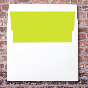 Pear Green fresh vibrant trendy Envelope Liner