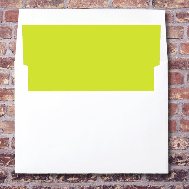 Pear Green fresh vibrant trendy Envelope Liner (Creator Uploaded)