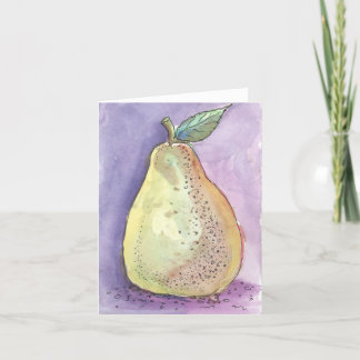 Pear Greeting Card