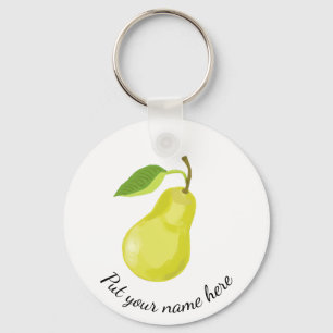 Pear Keychain