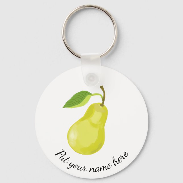 Pear Keychain (Front)