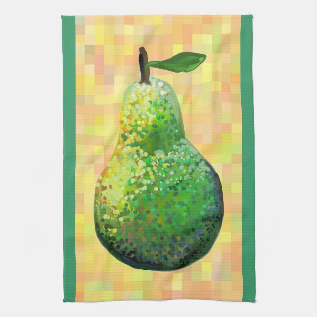 Pear Kitchen Towel (Vertical)