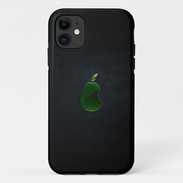 Pear Logo Custom iPhone 5 Case (Back)