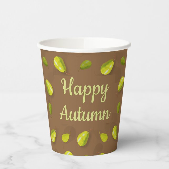 Pear Paper Cups (Left)