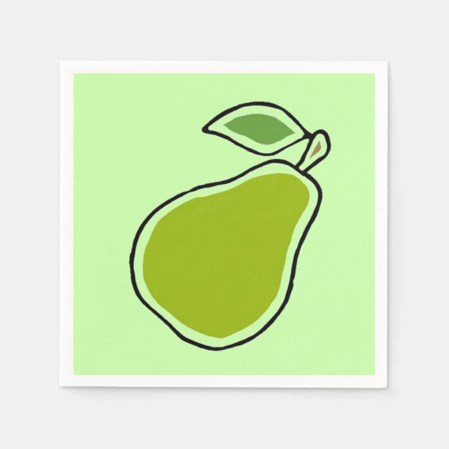 Pear Paper Napkins (Front)