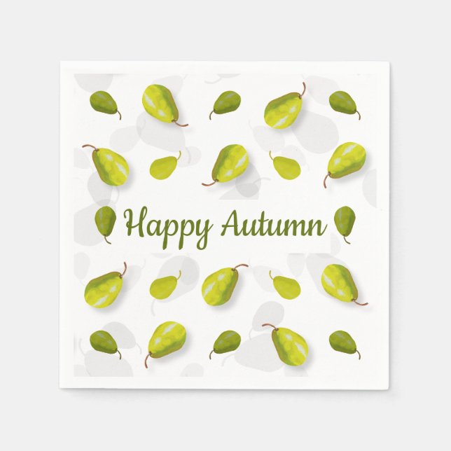 Pear Paper Napkins (Front)