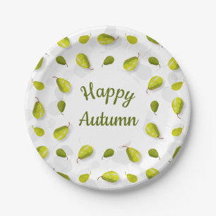 Pear Paper Plates