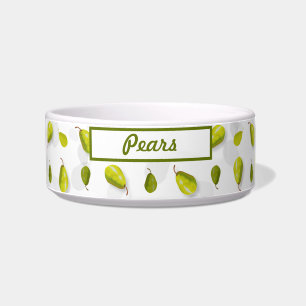 Pear Pet Bowls