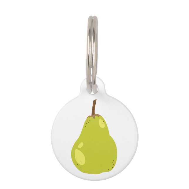 Pear Pet ID Tag (Front)
