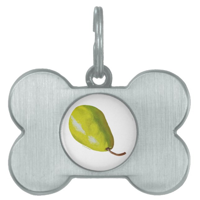 Pear Pet ID Tags (Front)