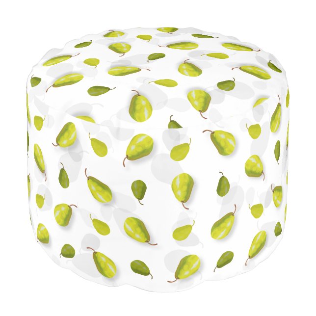 Pear Pillow Poufs (Angled Front)