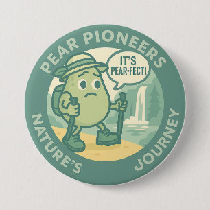 Pear Pioneers Nature's Journey Button