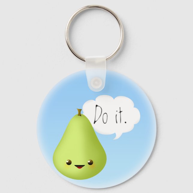 Pear Pressure Keychain (Front)