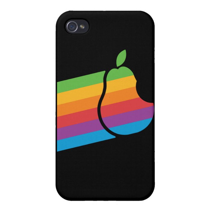 Pear   Retro Parody iPhone 4 Cases