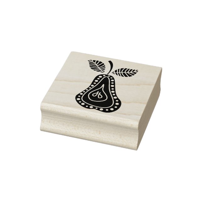 Pear Rubber Stamp (Stamp)