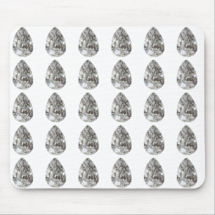 Pear Shaped Diamond Mouse Pad