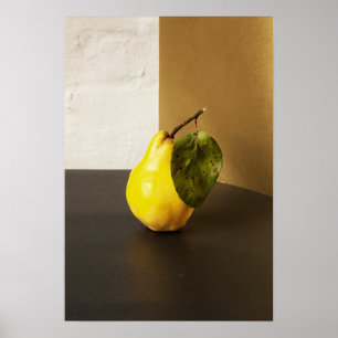 Pear Still Life kitchen poster