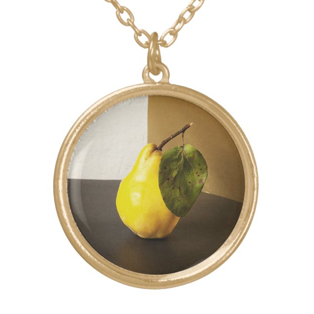 Pear Still Life necklace (Front)