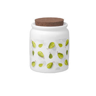 Pear Theme Candy Jars