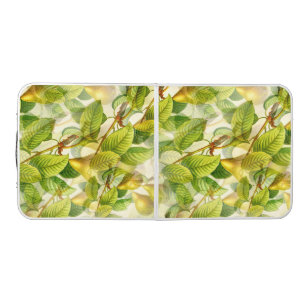 Pear Tree Branches & Pears Pattern Beer Pong Table