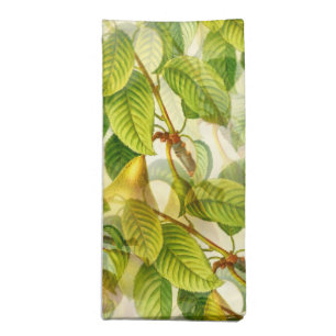 Pear Tree Branches & Pears Pattern  Cloth Napkin