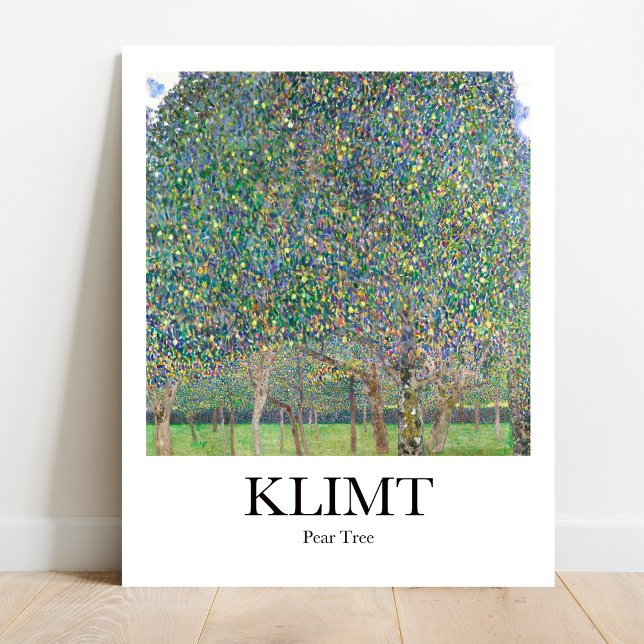 Pear Tree by Gustav Klimt Poster (Klimt's Golden Touch: "Pear Tree" Art Deco masterpiece. High-quality poster)