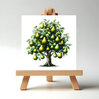 Pear Tree Ceramic Tile