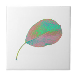 Pear Tree Green Leaf Texture Ceramic Tile