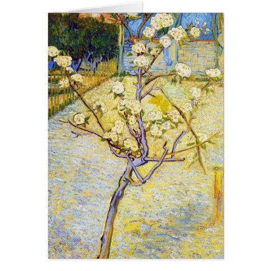 Pear Tree in Blossom Vincent van Gogh fine art (Front)