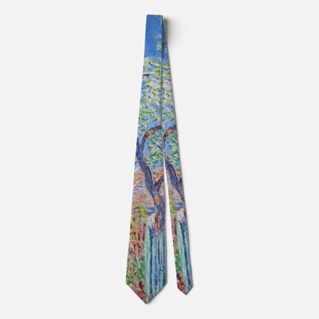 Pear Tree in Flower - Claude Monet Neck Tie (Front)
