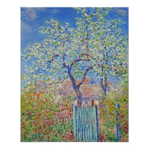 Pear Tree in Flower - Claude Monet Poster
