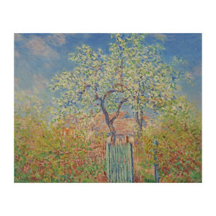 Pear Tree in Flower - Claude Monet Wood Wall Art