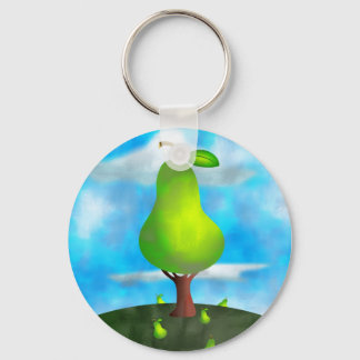 Pear Tree Keychain